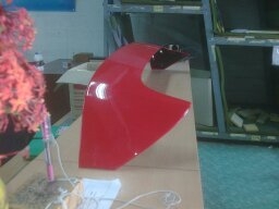 ขายสปอยเลอร์หลัง ฟอร์ด เฟียสต้า สีแดงติดรถ 2000