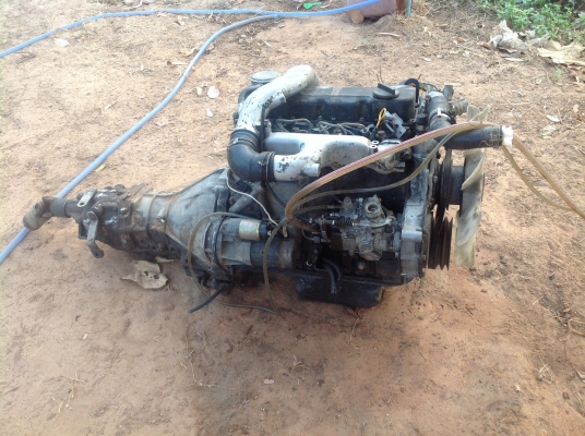 ขาย ((18,000)) เครื่องพร้อมเกียร์ Nissan TD-27. ขาย ((18,000)) เครื่องพร้อมเกียร์ Nissan TD-27.
