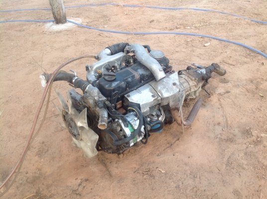 ขาย ((18,000)) เครื่องพร้อมเกียร์ Nissan TD-27. ขาย ((18,000)) เครื่องพร้อมเกียร์ Nissan TD-27.