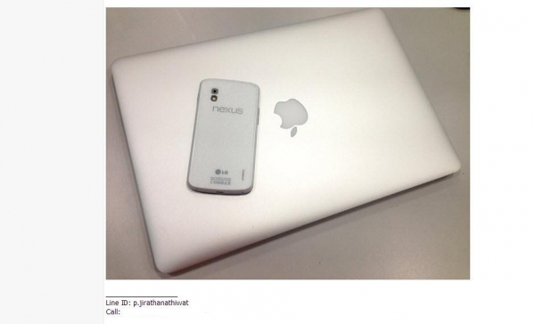 lg Nexus 4 White Edition 16 G สภาพสวย