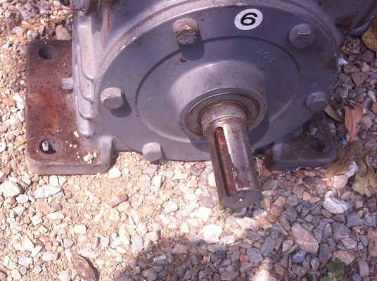 เกียร์ทดจากญี่ปุ่น WARN REDUCER ขนาด 1 : 60 เพลาขับโต 25 มม.