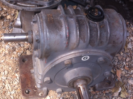 เกียร์ทดจากญี่ปุ่น WARN REDUCER ขนาด 1 : 60 เพลาขับโต 25 มม.