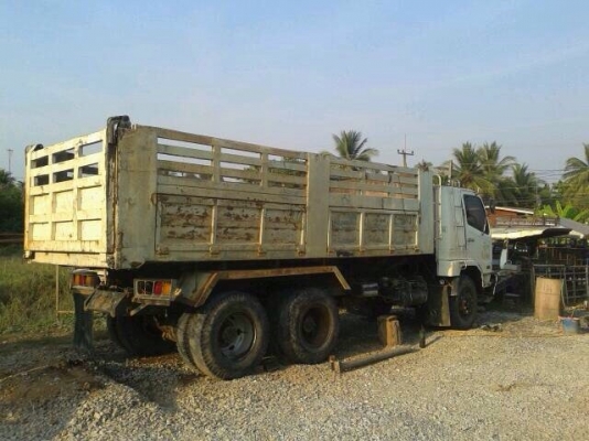 ขายระบรรทุกสิบล้อดัมพ์ Mitsubishi เครื่อง 6D16-195 แรง 2 เพลา 10 เกียร์ เบรคใหญ่ เพลาบุ๋ม ทะเบียนพร้อม