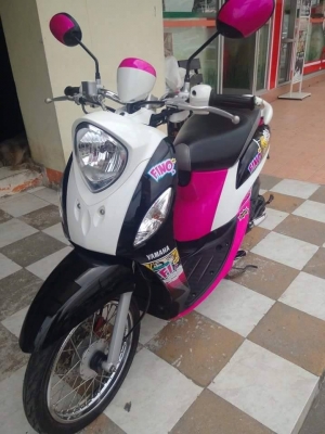 Yamaha Fino Fi รถปลายปี 2556 ลาย Fashion รุ่นใหม่ล่าสุด พัฒนาเป็นระบบหัวฉีดแล้ว ประหยัดน้ำมันคุ้มจริงๆ