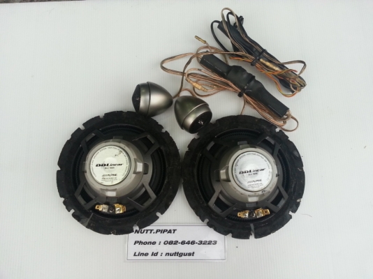 ลำโพงแยกชิ้น Alpine DDLinear พร้อมทวิสเตอร์ จากญี่ปุ่น