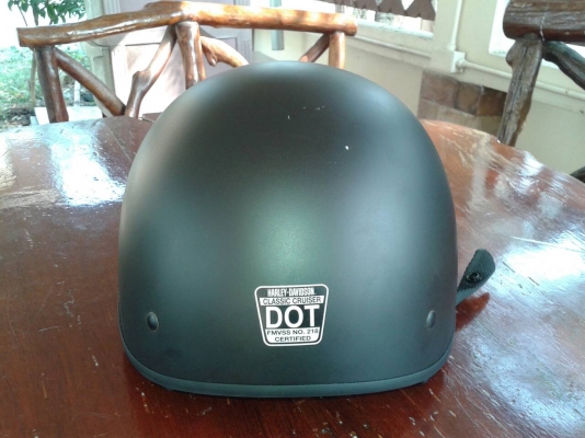 ขายหมวกแบบครึ่งใบ harey-davidson แท้ดำด้าน ขายหมวกแบบครึ่งใบ harey-davidson แท้ดำด้าน