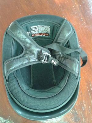 ขายหมวกแบบครึ่งใบ harey-davidson แท้ดำด้าน ขายหมวกแบบครึ่งใบ harey-davidson แท้ดำด้าน