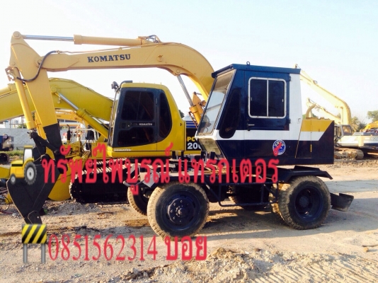 ขายรถแมึโครล้อยางPW60-1สภาพพร้อมใช้ สนใจติดต่อ บอย085-156-2314