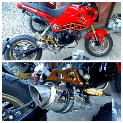 ชุดท่อแต่งFull System.MSX/KSR/Zoomer x/PCX.คอ-ปลาย.มีหลายรูปทรงให้เลือก.พร้อมปลาย