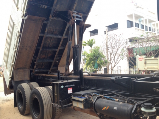 ขาย HINO MEGA 344 ซีรีส์500 กระบะดัมพ์สามมิตร มีระบบลากพ่วง