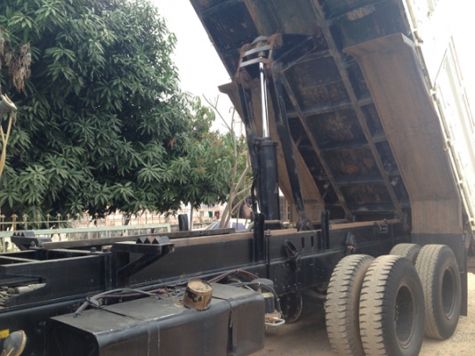 ขาย HINO MEGA 344 ซีรีส์500 กระบะดัมพ์สามมิตร มีระบบลากพ่วง