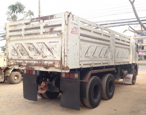 ขาย HINO MEGA 344 ซีรีส์500 กระบะดัมพ์สามมิตร มีระบบลากพ่วง