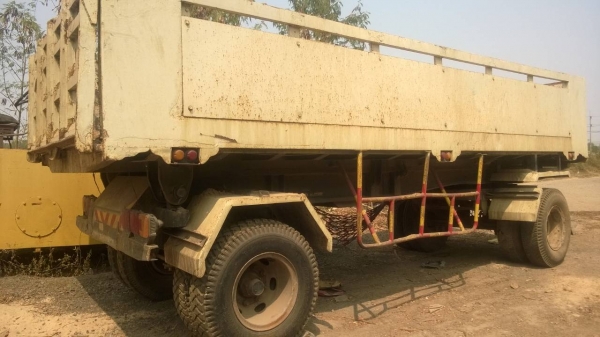 ขายลูกพ่วงดั้ม 2เพลา สภาพพร้อมใช้งาน เอกสารเล่มทะเบียน