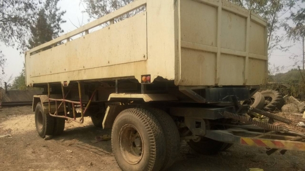 ขายลูกพ่วงดั้ม 2เพลา สภาพพร้อมใช้งาน เอกสารเล่มทะเบียน