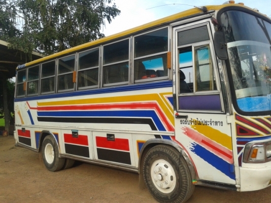 ขายรถบัสพัดลม  ISUZU 6 BB. 145 แรง ยาว 7เมตร ป้าย 30   ใช้รับส่งนักเรียนทุกวัน