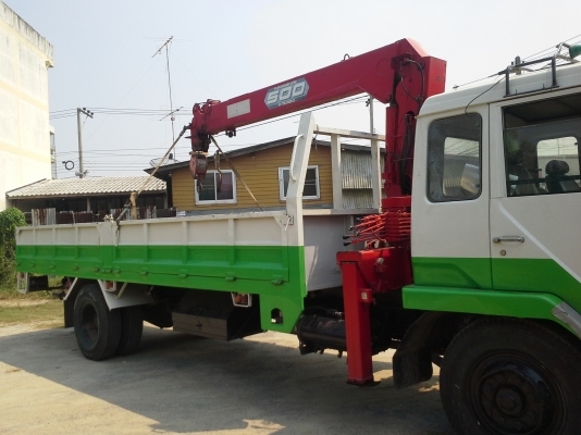 .6 ล้อ MITSUBISHI FUSO (รถห้างแท้) ติดเครน UNIC 5 ตัน 4ปอก 3ชัก บูม6เหลี่ยม ท้องV บน-หลัง เครื่อง225แรง โบอินเตอร์ ยาว 7.2 ม. กว้าง 2.4ม. น็อตล้อ8 ยาง 900 ขอบ20 เครื่องดี ยางดี ช่วงล่างใหญ่ ครัทซีใหญ่ ยาวตลอด รถบ้านฝากขาย พร้อมใช้งาน ขาย1,000,000 บาท&nbsp