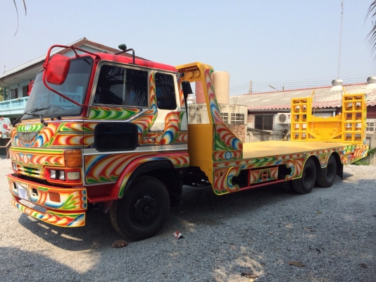 เทรนเลอร์บรรทุกรถเกี่ยวข้าว  รถตีดิน. FD 176