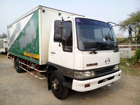 6 ล้อกลาง  *Euro.2* HINO  *สมอทอง*  FC4J 150 แรงม้า *ยาว 5.50 ม.* รถสวยเดิม+สวยจริง * รถห้างแท้ * มีเล่มพร้อม * (มีกระบะเปลี่ยนให้)