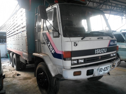 10ล้อล่อง เพลาเดียว ISUZU ROCKY 210แรงม้า ปี43 คัทซีสวย เครื่องแน่นดี พร้อมใช้งาน 087-2976734 095-0403929