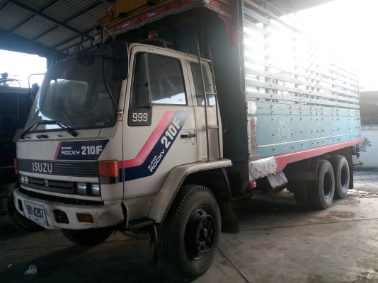 10ล้อล่อง เพลาเดียว ISUZU ROCKY 210แรงม้า ปี43 คัทซีสวย เครื่องแน่นดี พร้อมใช้งาน 087-2976734 095-0403929