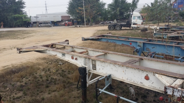 ขายด่วน หางบรรทุกตู้คอนเทนเนอร์ ของพนัส(ขายเหมาสามหางนะครับ)"ไม่มีทะเบียนะครับ"