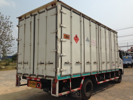 HINO MEGA FC ตู้ 10 บาน เครื่อง 150 แรงเทอร์โบ ยาว 5.60 เมตร ปี 48