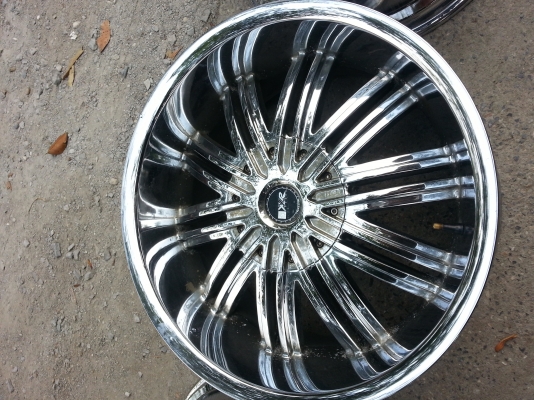 ขอบ20 xxr  โครเมี่ยม สวยๆ