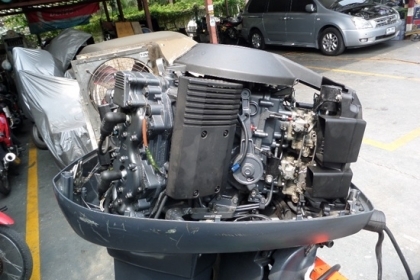 ขาย เครื่องเรือ YAMAHA 115 แรง 2 จังหวะ นำเข้าจากญี่ปุ่น เครื่องติดง่ายเดินดี 120,000