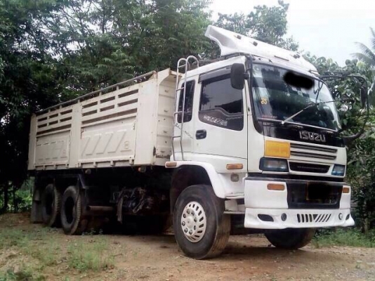 ขายรถ18ล้อดั้มพ์ ISUZU FVZ33NZPF เครื่อง 240 แรงม้าเทอร์โบ ปี44 สนใจโทร 081-970-1072