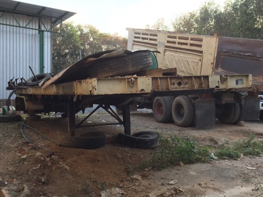 SMM หางพื้นเรียบสามเพลาแท้