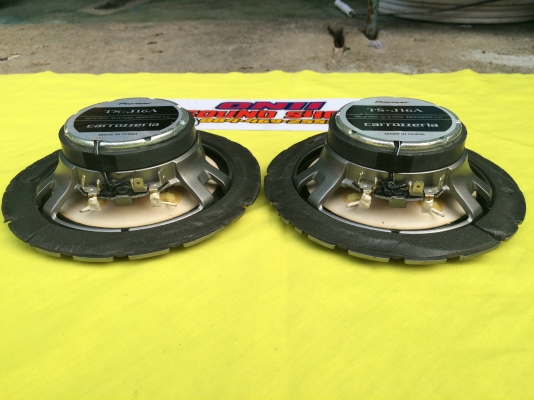 ลำโพง Pioneer Carrozzeria รุ่น TS-J16A ลำโพงแกนร่วม 2 ทาง กรวยเคฟล่าห์เหลือง