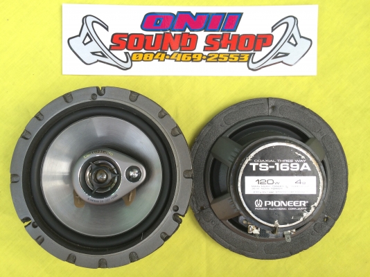 ลำโพง Pioneer Carrozzeria รุ่น TS-169A ลำโพงแกนร่วม 3 ทาง ขนาด 6" กรวยอลูมิเนียม ลำโพง Pioneer Carrozzeria รุ่น TS-169A ลำโพงแกนร่วม 3 ทาง ขนาด 6" กรวยอลูมิเนียม