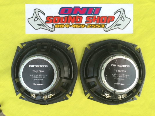 ลำโพง Pioneer Carrozzeria รุ่น TS-J1710A ลำโพงแกนร่วม 2 ทาง กรวยเคฟล่าห์สีดำ ลำโพง Pioneer Carrozzeria รุ่น TS-J1710A ลำโพงแกนร่วม 2 ทาง กรวยเคฟล่าห์สีดำ