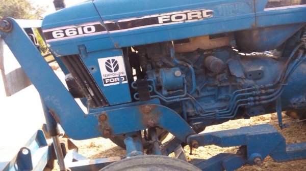ขายรถไถ 6610 เสื้อลาย ผานใบ 6 กะ ใบดัน ไม่มีเล่มนะ