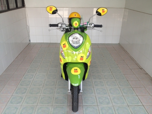 Fino Fi ลายSally Limited วิ่ง1000 รถจดทะเบียน ก.พ.58 (ของแถม 1 รายการ)