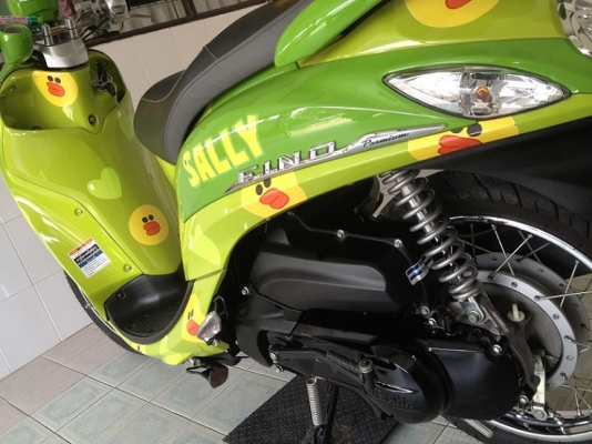 Fino Fi ลายSally Limited วิ่ง1000 รถจดทะเบียน ก.พ.58 (ของแถม 1 รายการ)