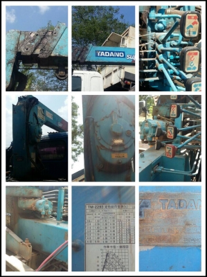 ขายเครน TADANO 290 super. 3 ปลอก 2ชัก เตรนสวยพร้อมใช้ ครบชุด ยกลงจาก6ลัอ