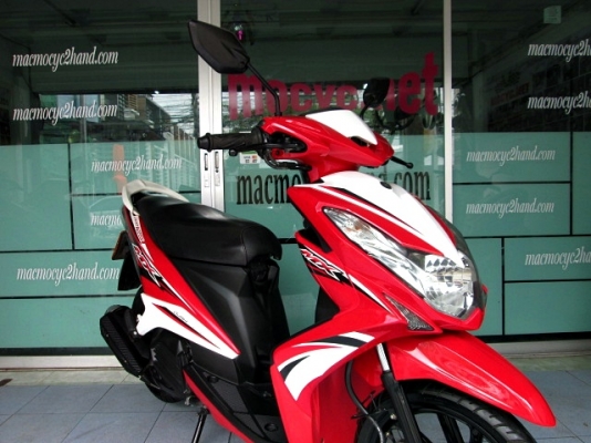 MIO 125 i MX ตัวท๊อป ล้อแมกซ์ สีแดง ขาว รถเดือน เมษายน ปี56 ไมล์ 9 พันโล  แถม 2 รายการ 27900