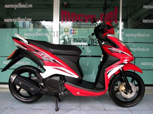 MIO 125 i MX ตัวท๊อป ล้อแมกซ์ สีแดง ขาว รถเดือน เมษายน ปี56 ไมล์ 9 พันโล  แถม 2 รายการ 27900