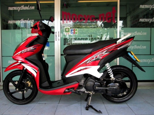 MIO 125 i MX ตัวท๊อป ล้อแมกซ์ สีแดง ขาว รถเดือน เมษายน ปี56 ไมล์ 9 พันโล  แถม 2 รายการ 27900