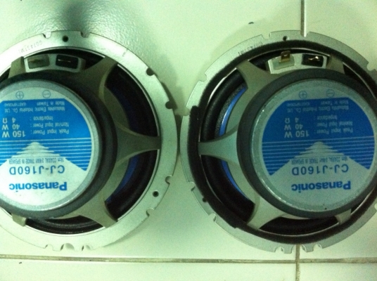 ลำโพงPasonic CJ-J160D โครงหล่อ 2ทาง มือ2 ญี่ปุ่น ลำโพงPasonic CJ-J160D โครงหล่อ 2ทาง มือ2 ญี่ปุ่น