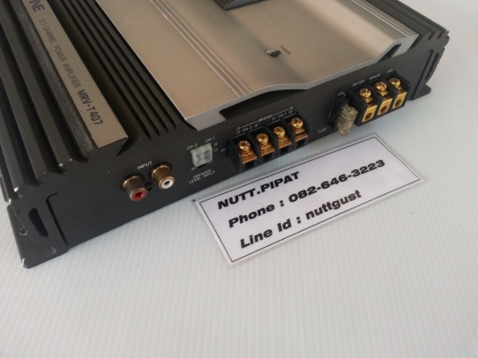 แอมป์ 2 แชแนล Alpine MRV-T407 จากญี่ปุ่น
