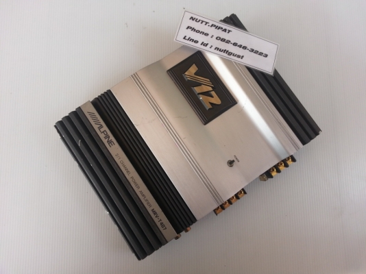แอมป์ 2 แชแนล Alpine MRV-T407 จากญี่ปุ่น