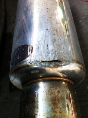 **ขาย ปลายท่อแต่งซิ่ง 6-7นิ้ว แปลงใส่ได้ทุกรุ่น สภาพ80\% ราคาถูกจัด**มีรูป