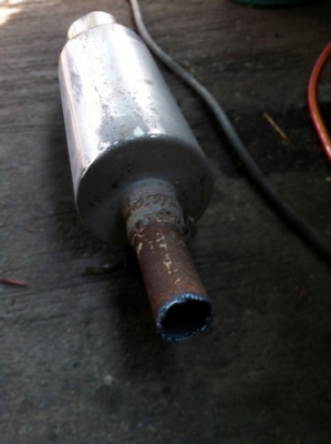 **ขาย ปลายท่อแต่งซิ่ง 6-7นิ้ว แปลงใส่ได้ทุกรุ่น สภาพ80\% ราคาถูกจัด**มีรูป