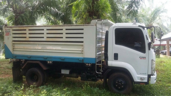 รถอีซูซุ 6 ล้อดั้ม FRR  210 แรงม้า. ปี 55  ( รถวิ่ง 4x,xxx กว่า กม. )    สนใจติดต่อ  081 - 6079515