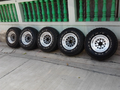 ล้อหยดนํ้า + BF KM2 สภาพสวยๆ 1ชุด