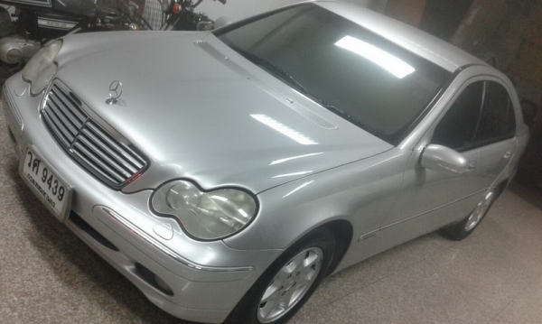 ขายBENZ W203 รุ่น(ตาถั่ว) C180 ELEGANCE 2000ccสีบรอนซ์เงิน ราคาเบาๆ