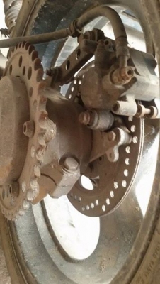 ขายชุดหลังโปรอาร์ม Honda Bros400