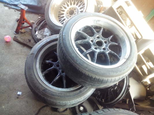 ขายล้อแม็กขอบ17"BMW 5รู120กว้าง9นิ้ว1คู่ ราคา2,000บาท